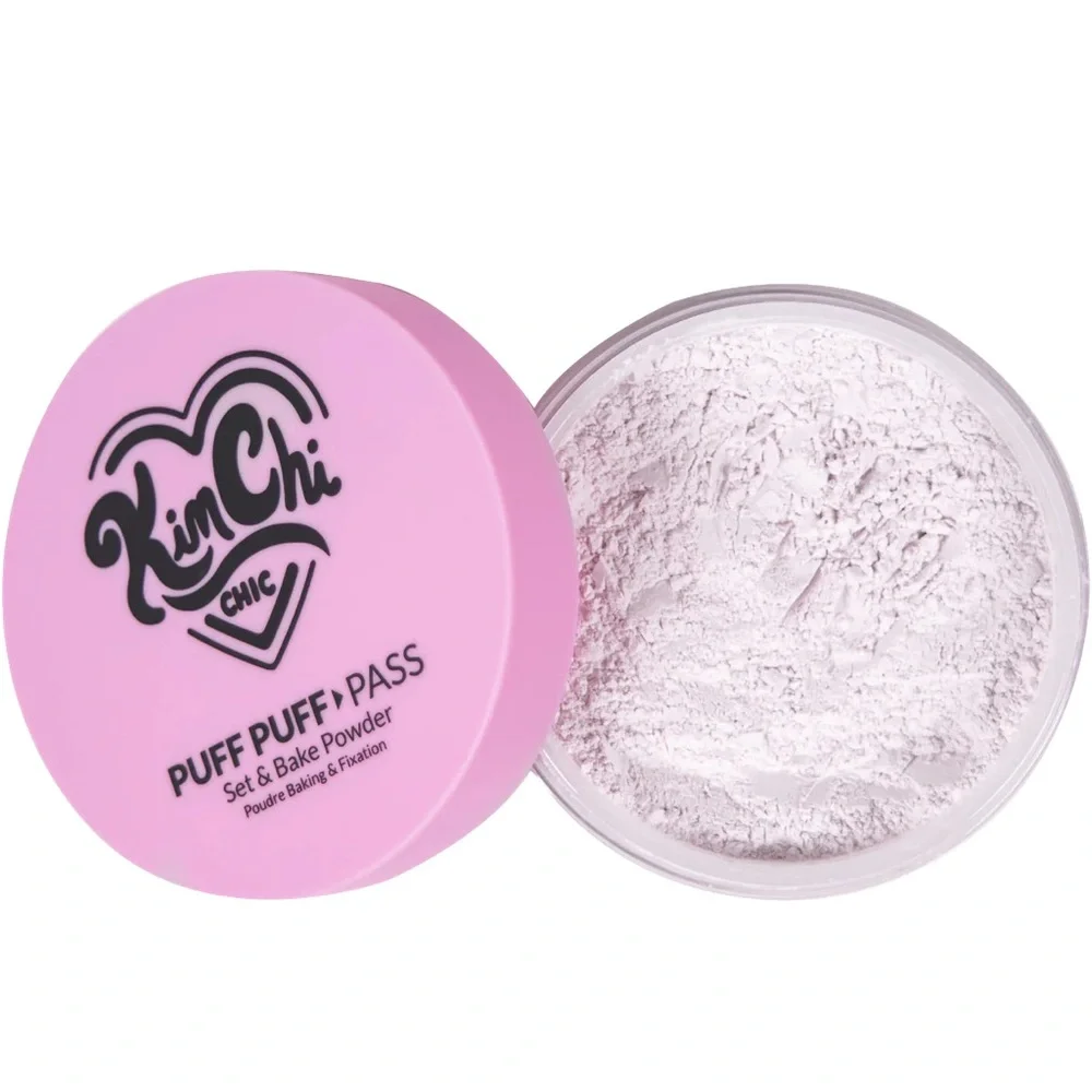 KimChi Chic Ivander Puff Puff Pass Set & Bake Powder- ivory & lavender, vegan